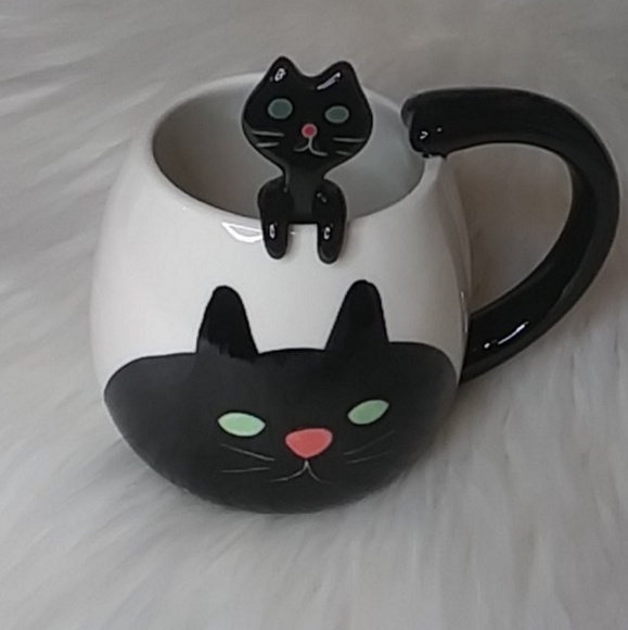 Trippy Queen Other - 🆕️ Cute Kitty & Spoon Mug